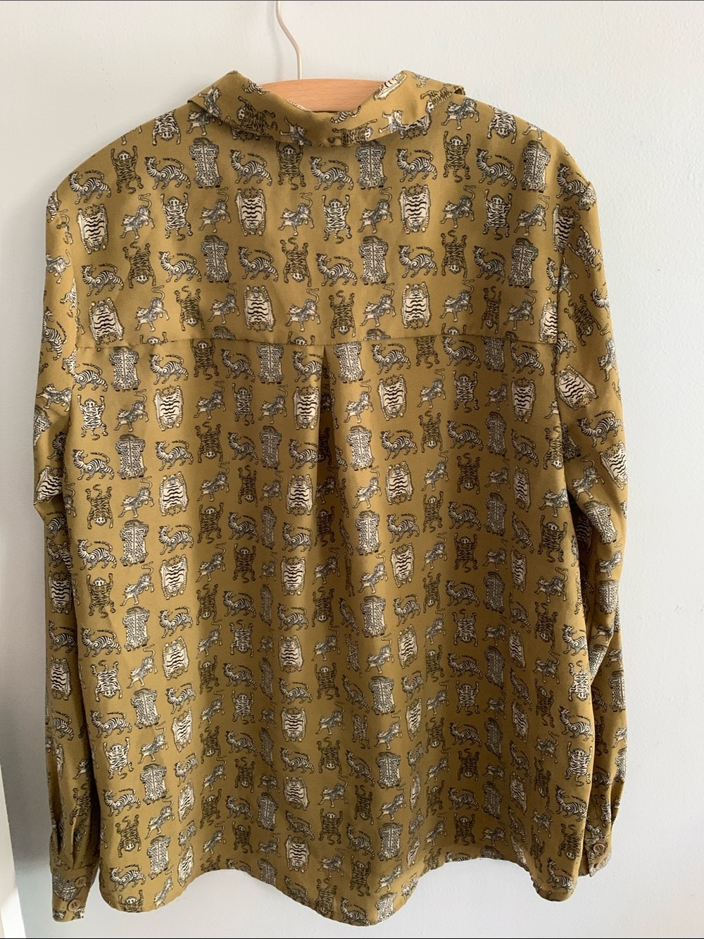 Tiger Block Print Button Down - Picture 3 of 3